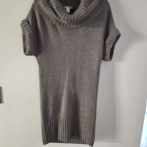 H&M Gray Cowl Neck Sweater Dress